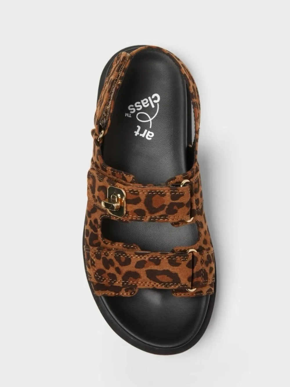 ✨ Art Class Kids Shoes Bundle Size 13 NWT Black Studded Flats & Leopard Sandals
